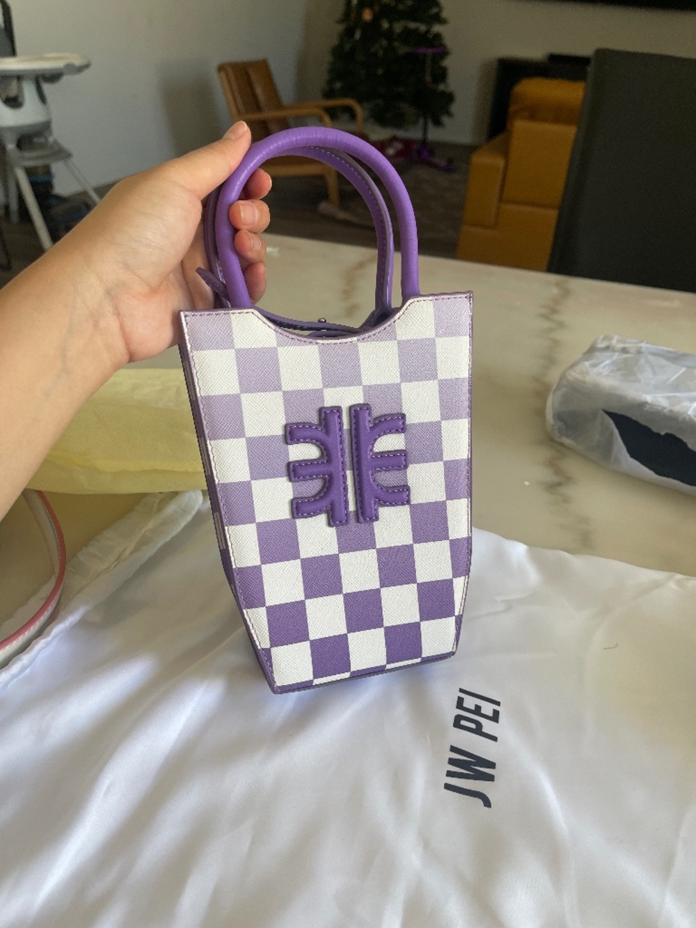 Jw pei purple mini tote